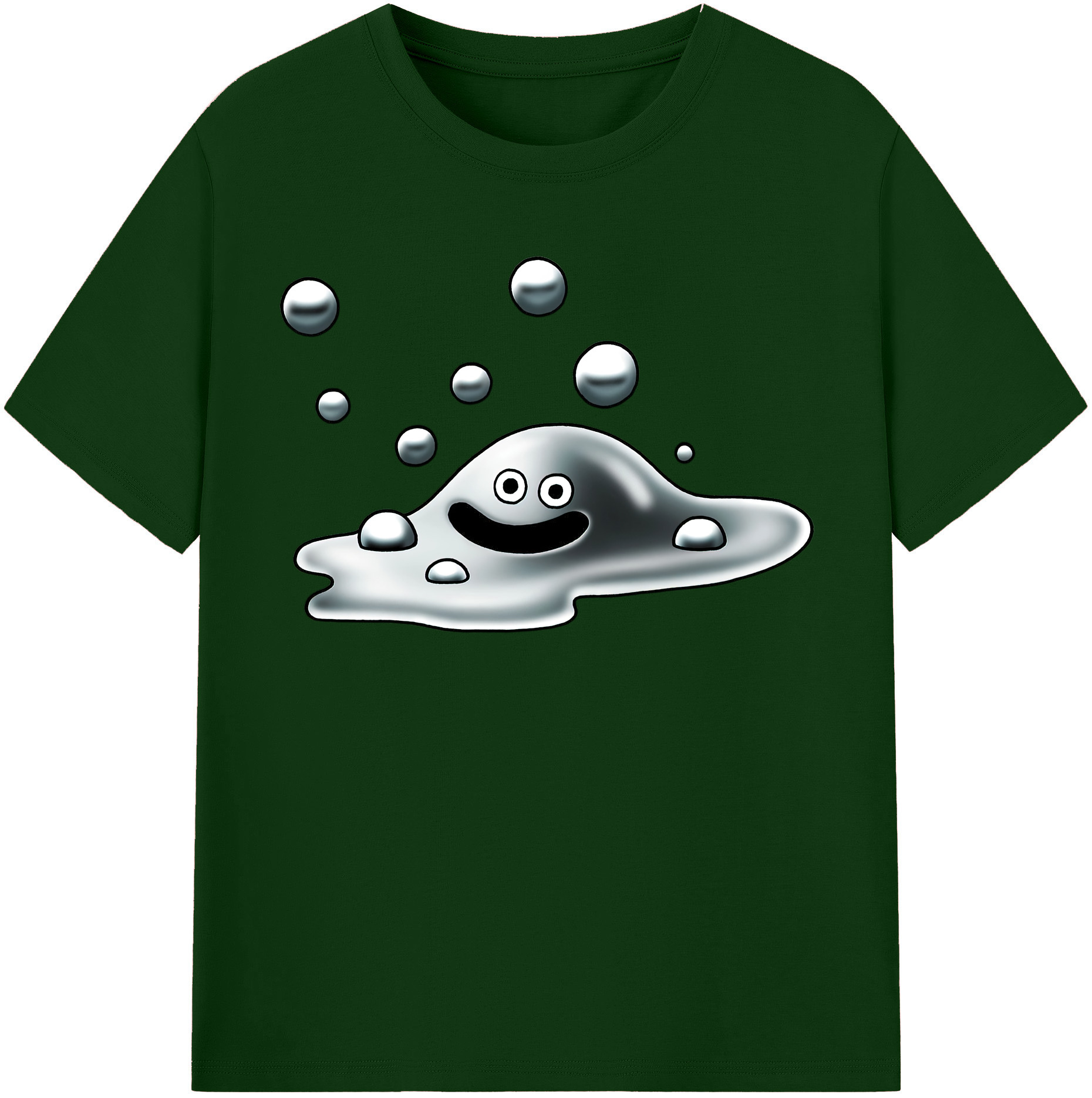 （画像用） ドラゴンクエスト Doragon Kuesuto Dragon Quest 綿100％半袖Tシャツ（フロントプリント）